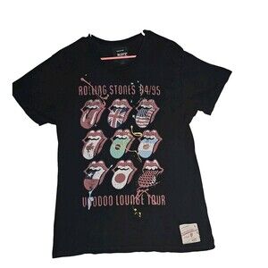 90s Vintage Rolling Stones Tshirt 50 Yr Anniv Tour at Voodoo Lounge Size L